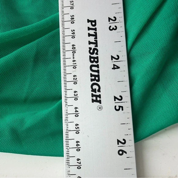 NBD Green Ruched Bodycon Mini Dress XS Double Strap Cowl Neck Party Cocktail - Picture 6 of 8